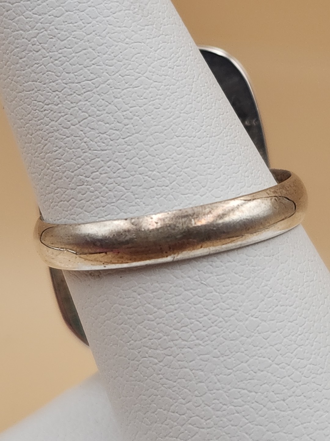 Sterling Silver Rectangular Tigers Eye Ring Size 9 - image 4