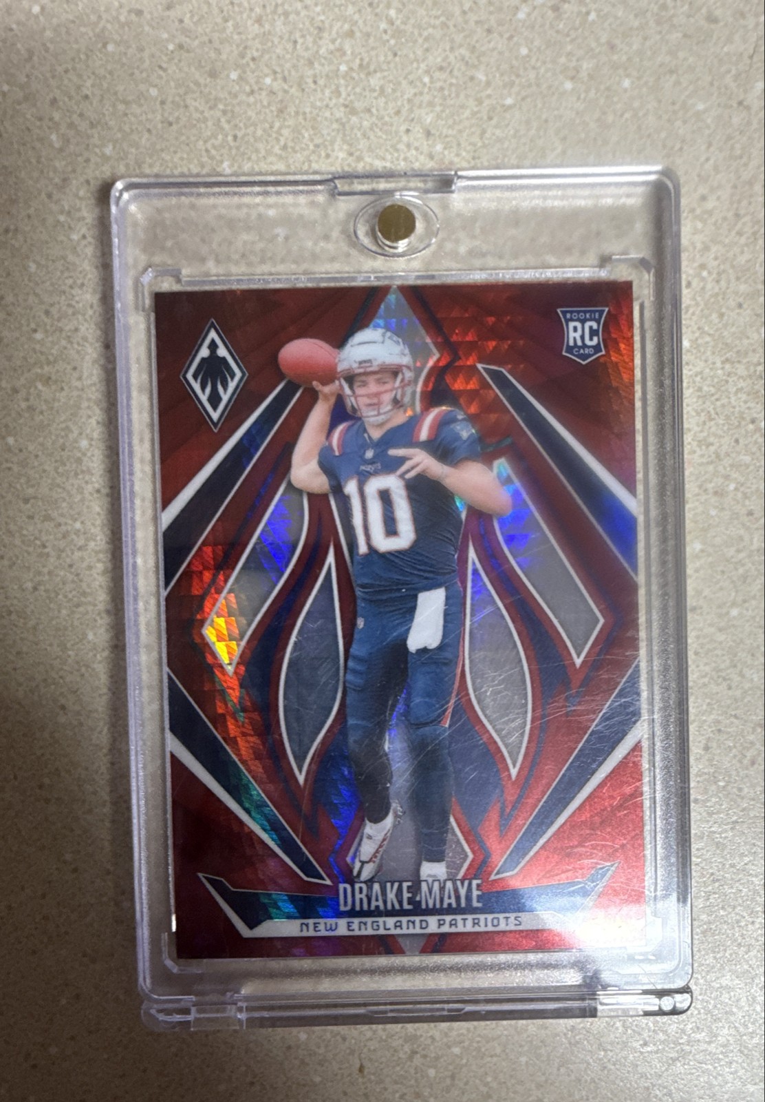 2024 Panini Phoenix - Rookies Drake Maye #179 Red Hyper /140 (RC)