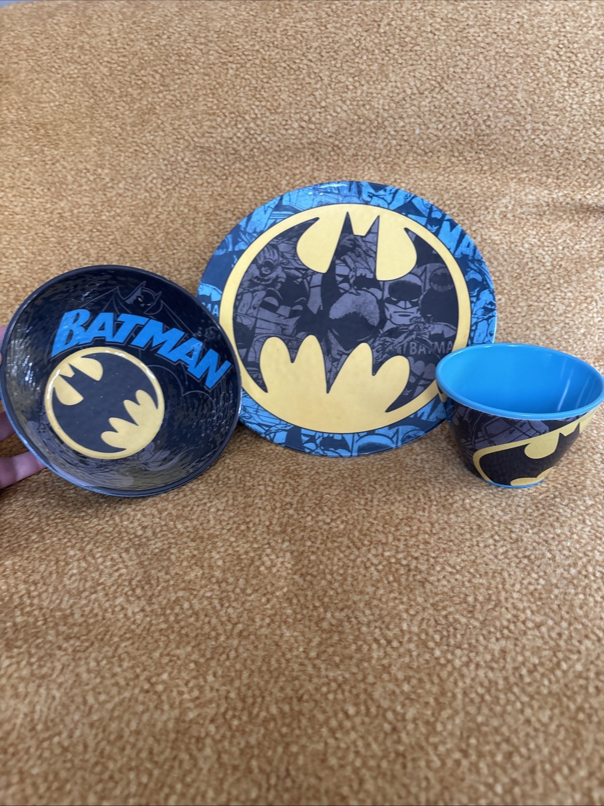Blue Plate & Cup/tumbler (s