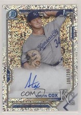 2021 Bowman Chrome Prospects Speckle Refractor /299 Austin Cox #CPA-AC Auto 07qr