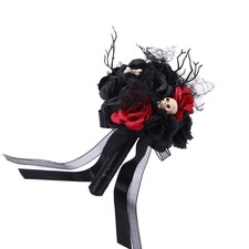 Gothic Wedding Bouquet Artificial Flowers Bridal Bouquet for Bridesmaids,Weddin