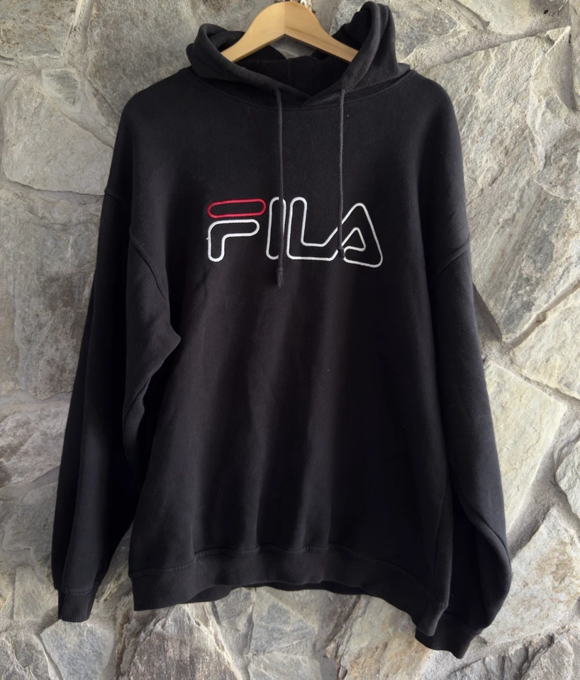 Sudadera con Capucha FILA Vintage Años 90 Hecha en Canadá Talla XL Foto 4 de 4