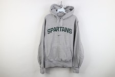 Vtg Nike Mens Small Travis Scott Center Swoosh Michigan State University Hoodie