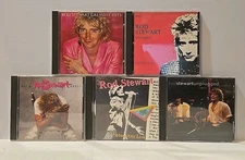 LOT OF 5 ROD STEWART CDs:  See Description for list of titles