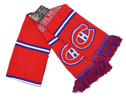 NHL Team Logo i kolory Akrylowy dzianinowy szalik z frędzlami 62" x 7" OSFM Pick Team / Style - Zdjęcie 4 z 34