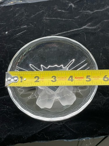 Lalique Crystal Nogent Four-Bird Pedestal Bowl-Designed in 1966 by Marc Lalique - Picture 5 of 9