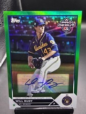 2023 Topps Pro Debut Green Foil /99 Will Rudy #PD-150
