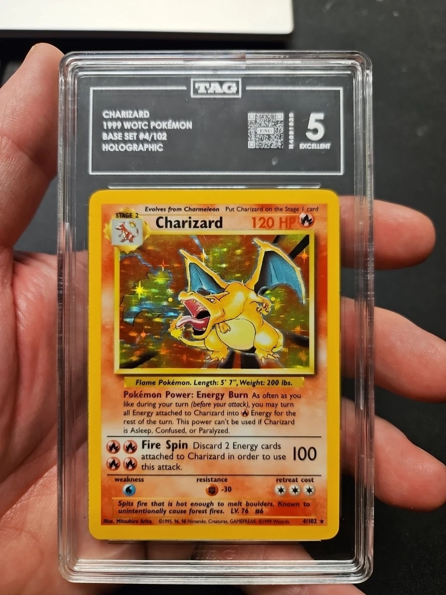 Pokémon TCG Grade 5 Charizard Individual Collectible Card Game