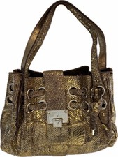 Jimmy Choo Ramona Large Snake-embossed Leather Shopper