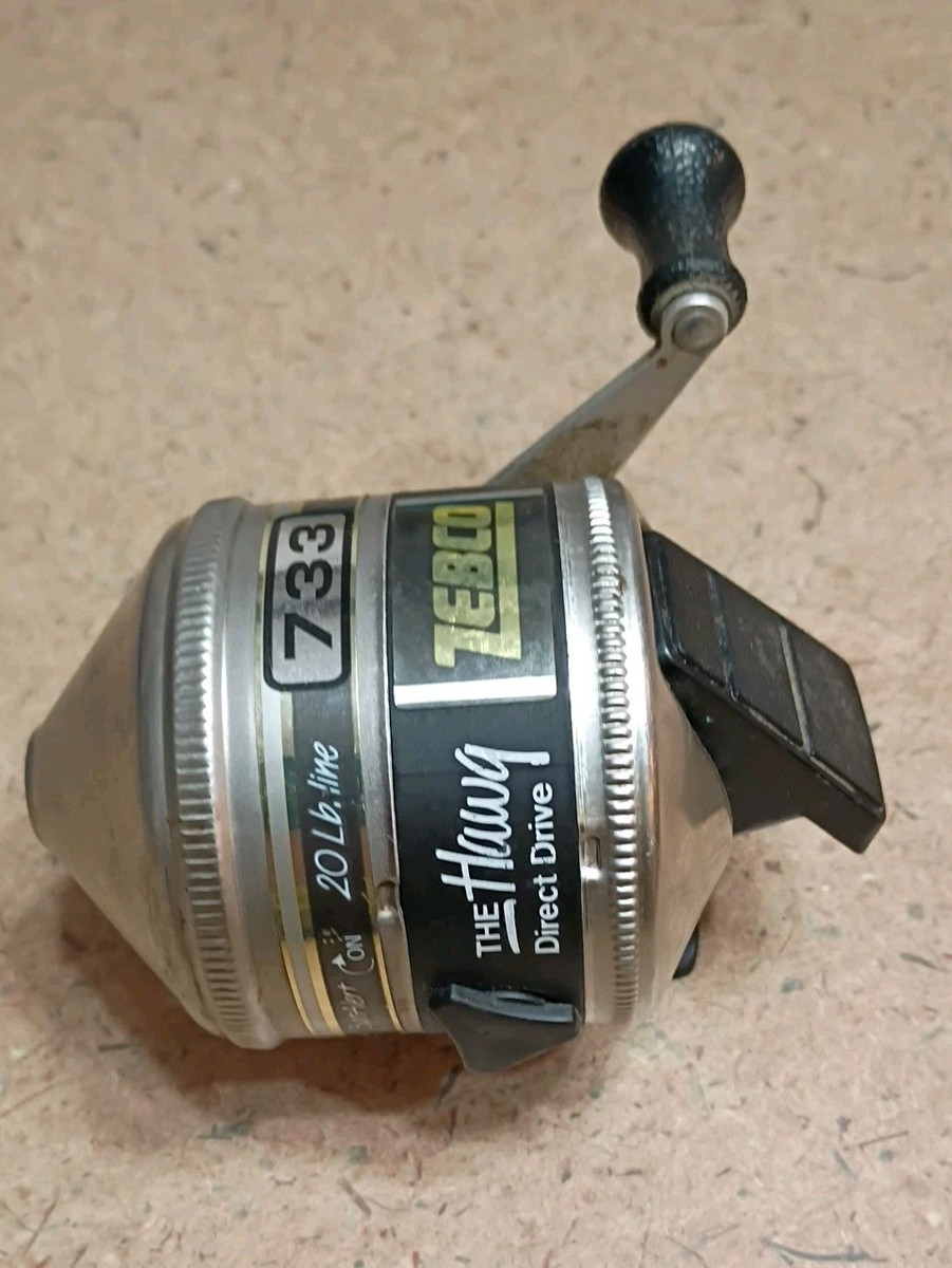 Vintage Zebco 733 The Hawg Direct Drive Spincast reel Made in USA
