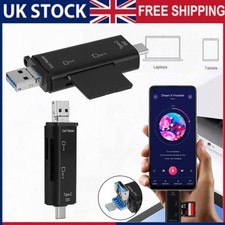 5in1 USB2.0 Type-C SD/Micro SD/SDHC/SDXC OTG Memory Card Reader for Phone Tablet