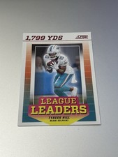 2024 Score - League Leaders #LL-THL Tyreek Hill Miami Dolphins Football Red