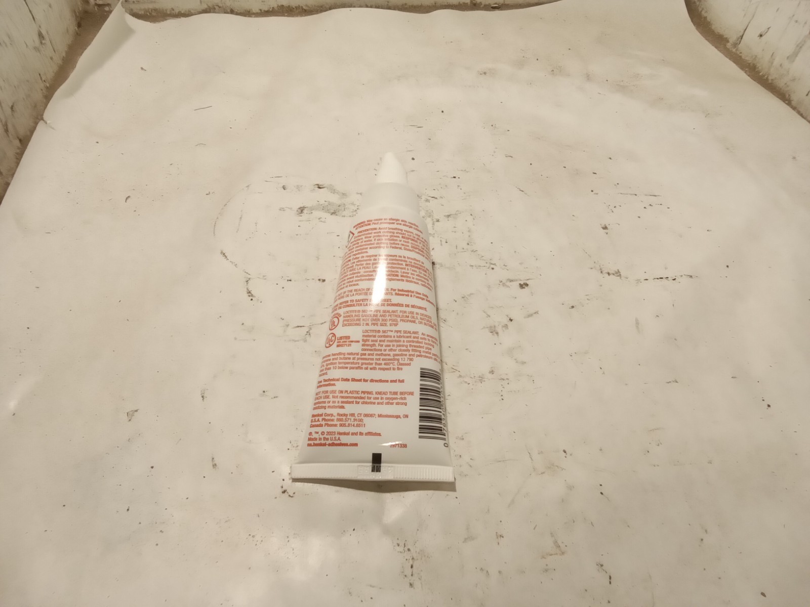 Loctite 2087067 Pipe Thread Sealant 1.7 Fl Oz, Tube, 567, Off-White, Paste (R9A)