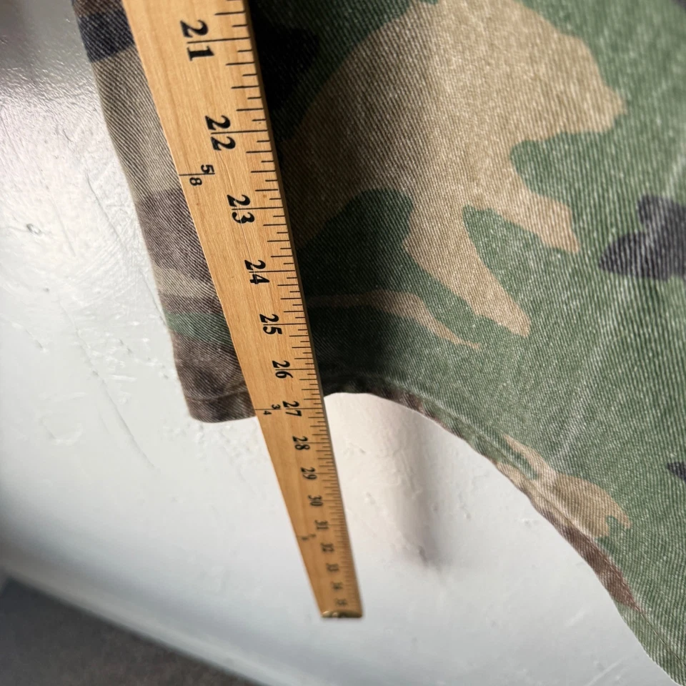 Cabelas Vintage Camo Jeans Mens Size 44 Made in USA Quality Denim Cotton Hunting - Image 3 of 4