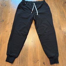 Figs Tansen Jogger Scrub Pants Black Size Medium Short M/S