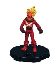 Avengers  BLAZING SKULL 018 Heroclix uncommon flaming miniature w/card