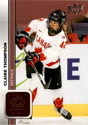 Claire Thompson 2023-24 Upper Deck Team Canada Women Rose Gold 50