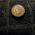 1863 Indian Head Penny Toned XF Details Free Shipping