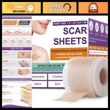 Medical Grade Silicone Scar Sheets - Effective Scar Tape for Old New Scars