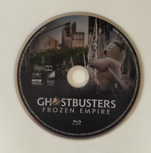 Ghostbusters: Frozen Empire Blu-ray Movie - Disc Only - CLEARANCE