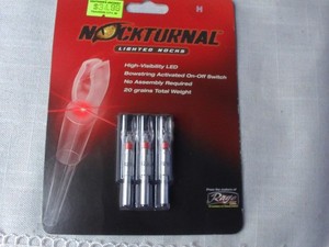 Nockturnal NT-732 Predator Arbalète Encoche Lumineuse, ROUGE Taille 2-3