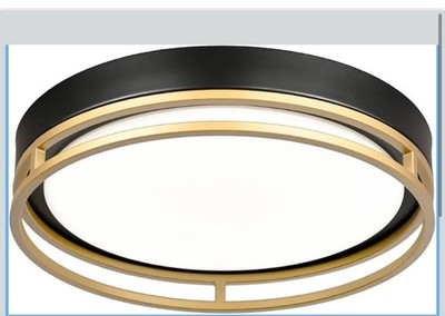 LED Ceiling Light 3000K-5000K Flush Mount Fixture Dimmable Double Ring 12.5 