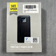 Safe Speed Portable 40000mah Power Bank Flashlight USB-A/USB-C New Open Box