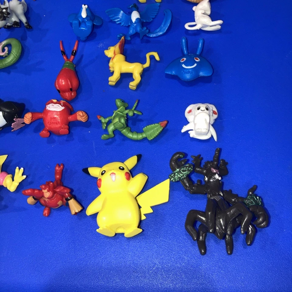 "Lote de 36 mini figuras vintage de Pokémon +/- 1""" Foto 4 de 4