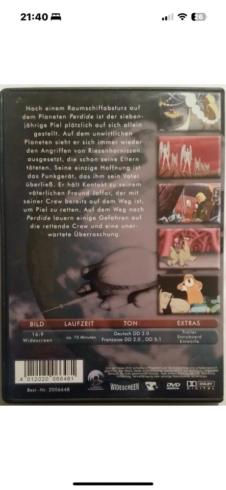 Herrscher der Zeit Rene Laloux DVD Neu Rarität Versiegelt Inkl. Porto! - Bild 2 von 2