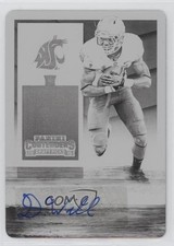 2016 Contenders Draft Picks Printing Plate Black 1/1 Dom Williams #314 Auto 0s3