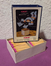 DDR GROßBOX STREICHHÖLZER -FORON VEB HAUSHALTGERÄTE- RIESAER ZÜNDWAREN REKLAME