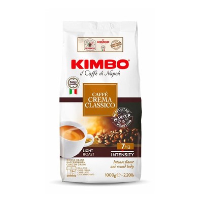 Kimbo Caffe Crema Classico 1kg Bohnen NEU
