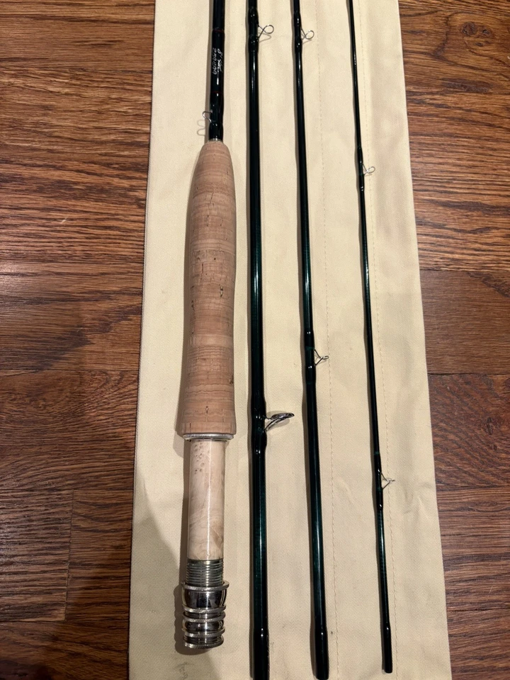 Winston Pure: 8' 4wt, 4 piece Rod Fishing w/tube & sock - Image 2 of 4