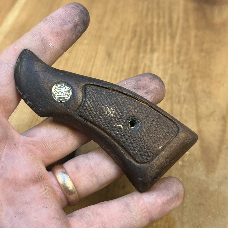 Smith & Wesson K Frame S&W Wood Grips & Screw - N279 | eBay