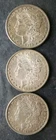 1879 S, 1881 O, and 1889 O $1 Morgan Silver Dollars