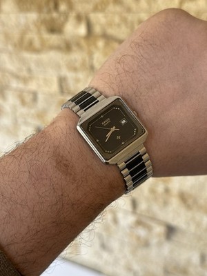RARE Vintage Rado Integral 129.3314.4 High-Tech Ceramic & Steel