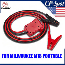 For Milwaukee M18 Portable Car Battery Jump Starter with 8 AWG Heavy Duty Cables