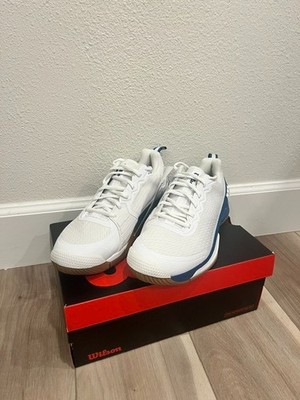 Wilson rush pro 4.5 men's tennis shoe size 8.5 White/D V Blue/Gumia