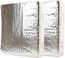 RVGUARD 2 Pack RV Vent Insulators 14'x14', RV Skylight Insulation with Reflectiv