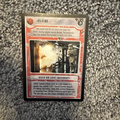 Decipher Star Wars CCG - It's A Hit SWCCG Premium