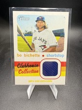 2020 Topps Heritage - Clubhouse Collection Relics Bo Bichette #CCR-BB (MEM, RC)