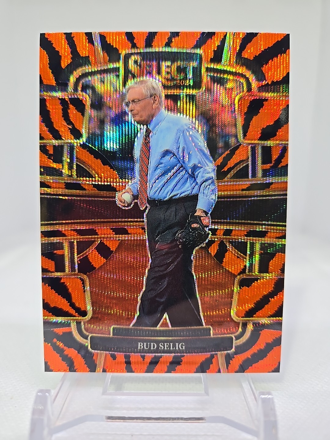 2024 Select Commissioner Bud Selig #51 Concourse Tiger Prizm Free Shipping 