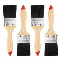 "FüR 4Er-Set Flachpinsel 2\" Naturborsten Malpinsel"