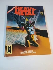 Heavy Metal Comic Magazine Quarterly Spring 1986 Rocarlos Cover Moebius is Back