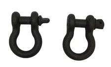 Fishbone Offroad  Black 3/4 in. D-Ring Set FB21039