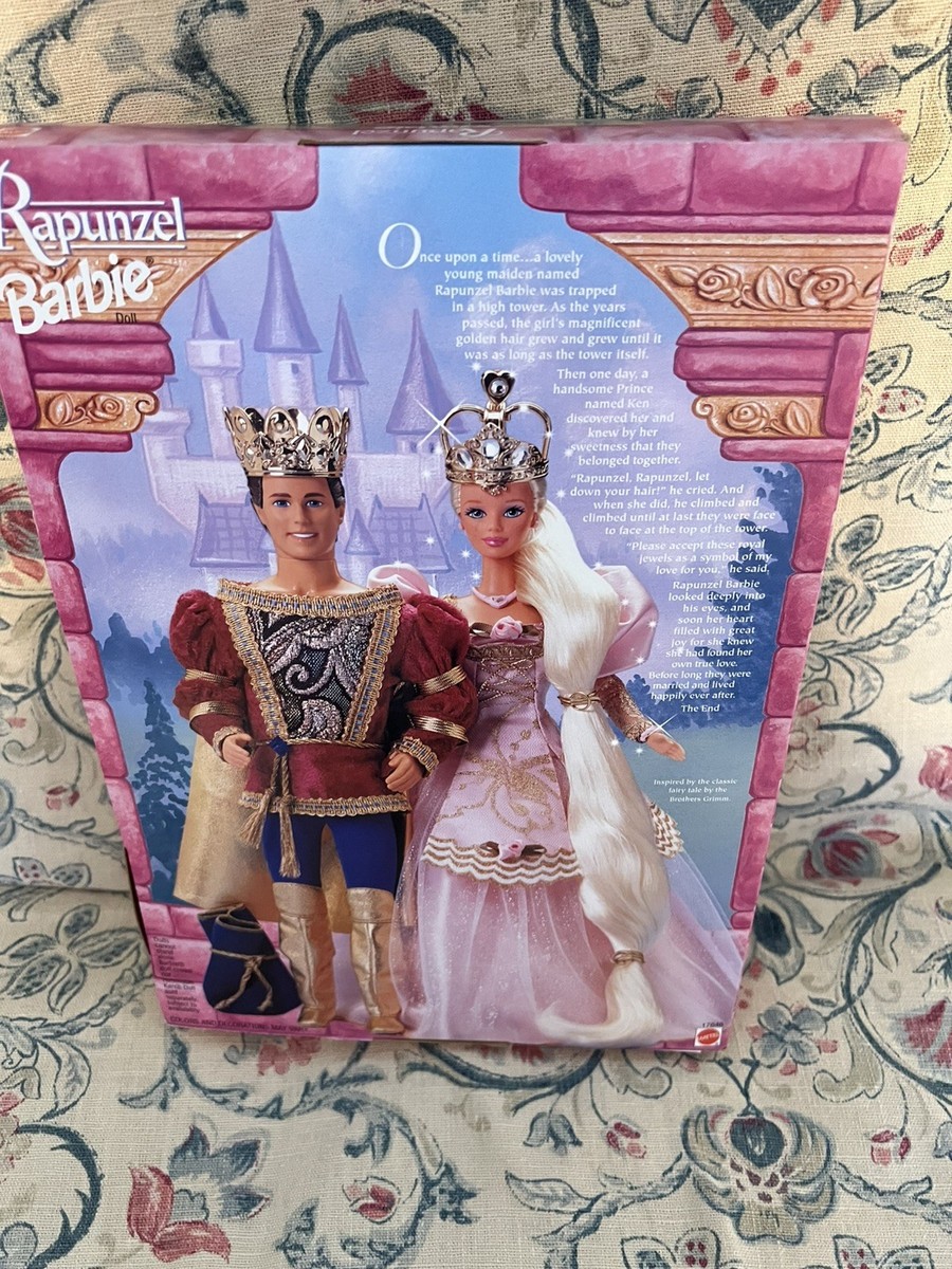 Rapunzel & Prince Ken Barbie Dolls Fairytale Collector Princess