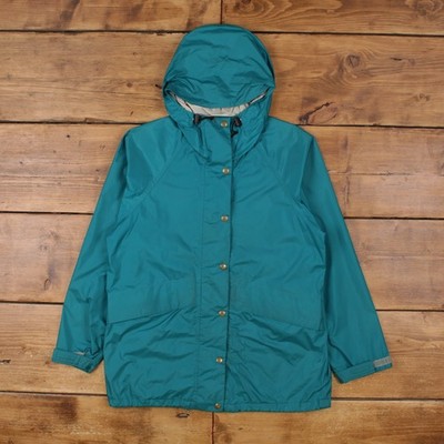 Vintage L.L.Bean Windbreaker Jacke M 80er USA Made Grün Damen