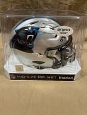 Steve Smith SR. MIDI Speedflex Autographed Panthers Helmet Radtke Sports COA 