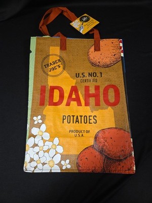 Trader Joe's State of Idaho Reusable Grocery Bag  Eco-friendly Brand New