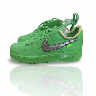 Sz 4.5 - Nike Air Force 1 Low Off-White/Brooklyn Green (WMNS Sz 6)
